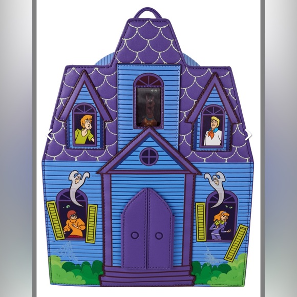NWT Loungefly Scooby Doo Haunted Mansion mini Backpack - Picture 1 of 7